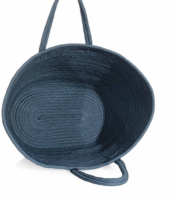 Aberto Design Bolso Decorativo Azul Marino